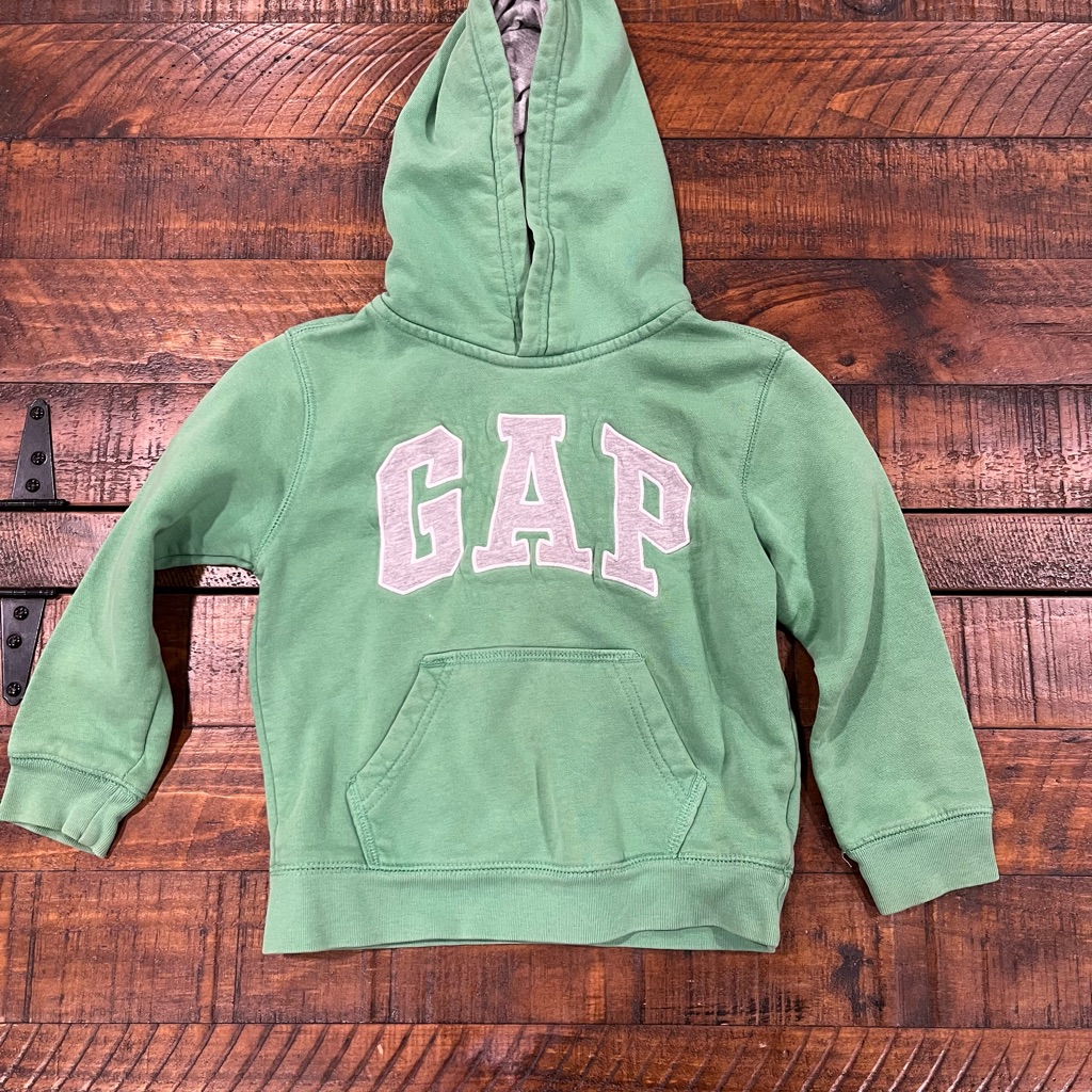 Gap Kids Green Hoodie With Logo